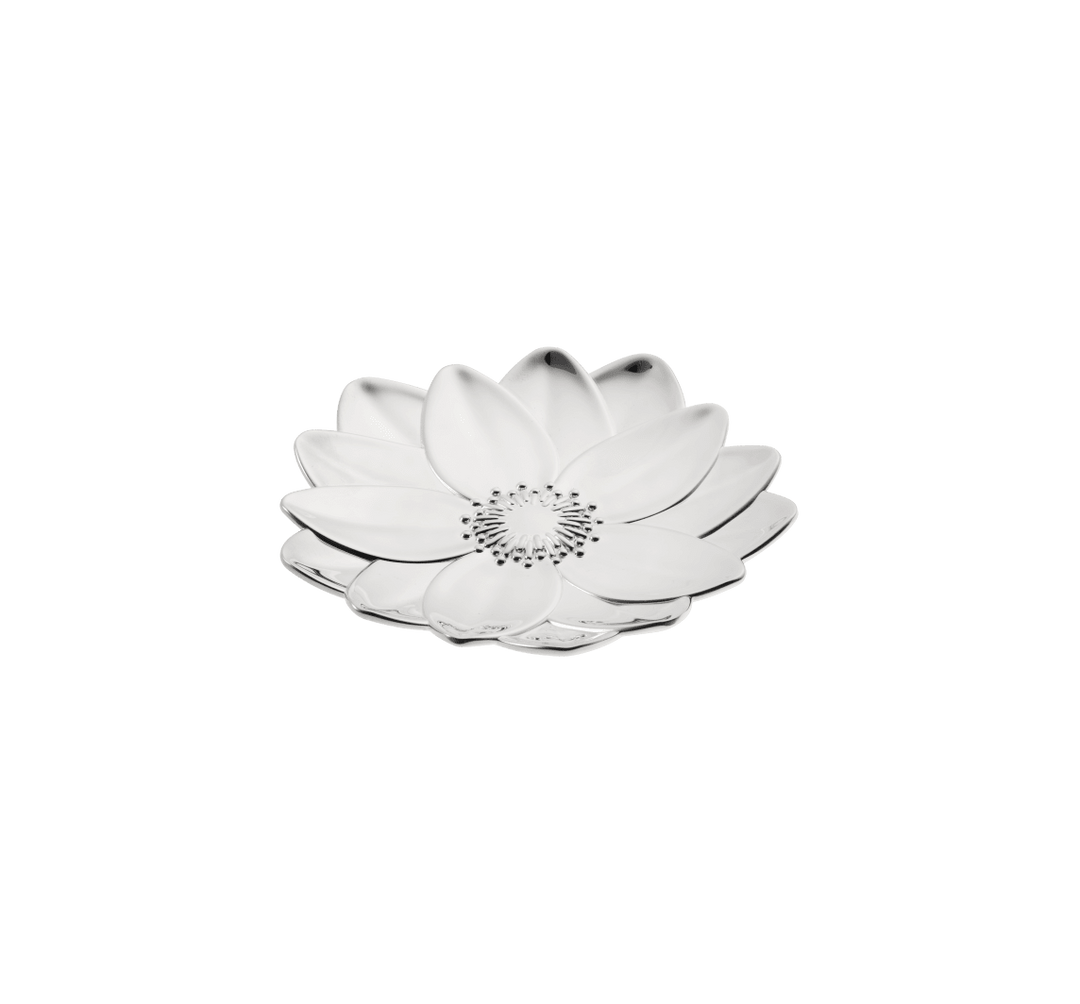 SILVER-PLATED BOWL LOTUS