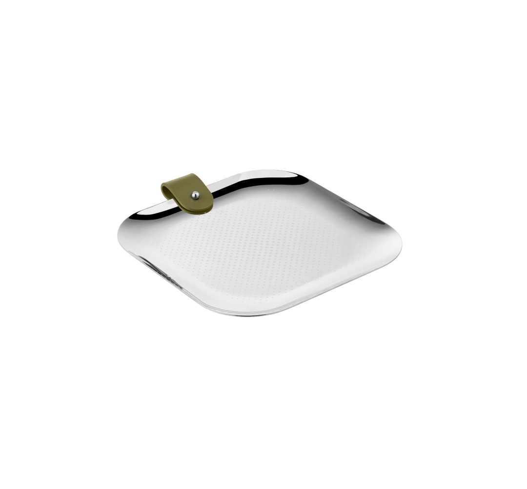 TRINKET TRAY STAINLESS STEEL IMPERIAL GREEN