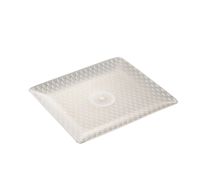 TRAY MALMAISON IMPERIAL PORCELAIN PLATINUM