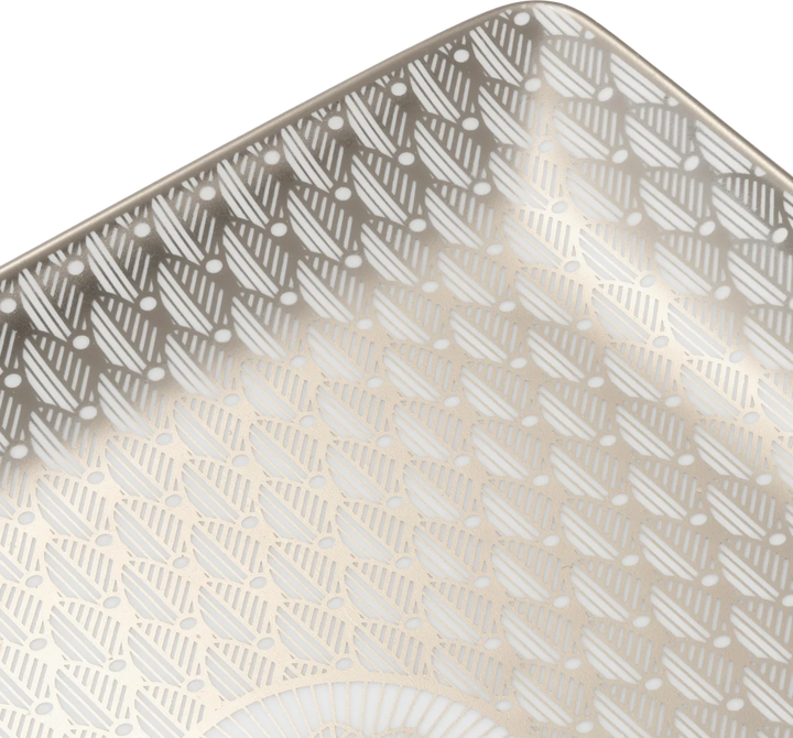 TRAY MALMAISON IMPERIAL PORCELAIN PLATINUM