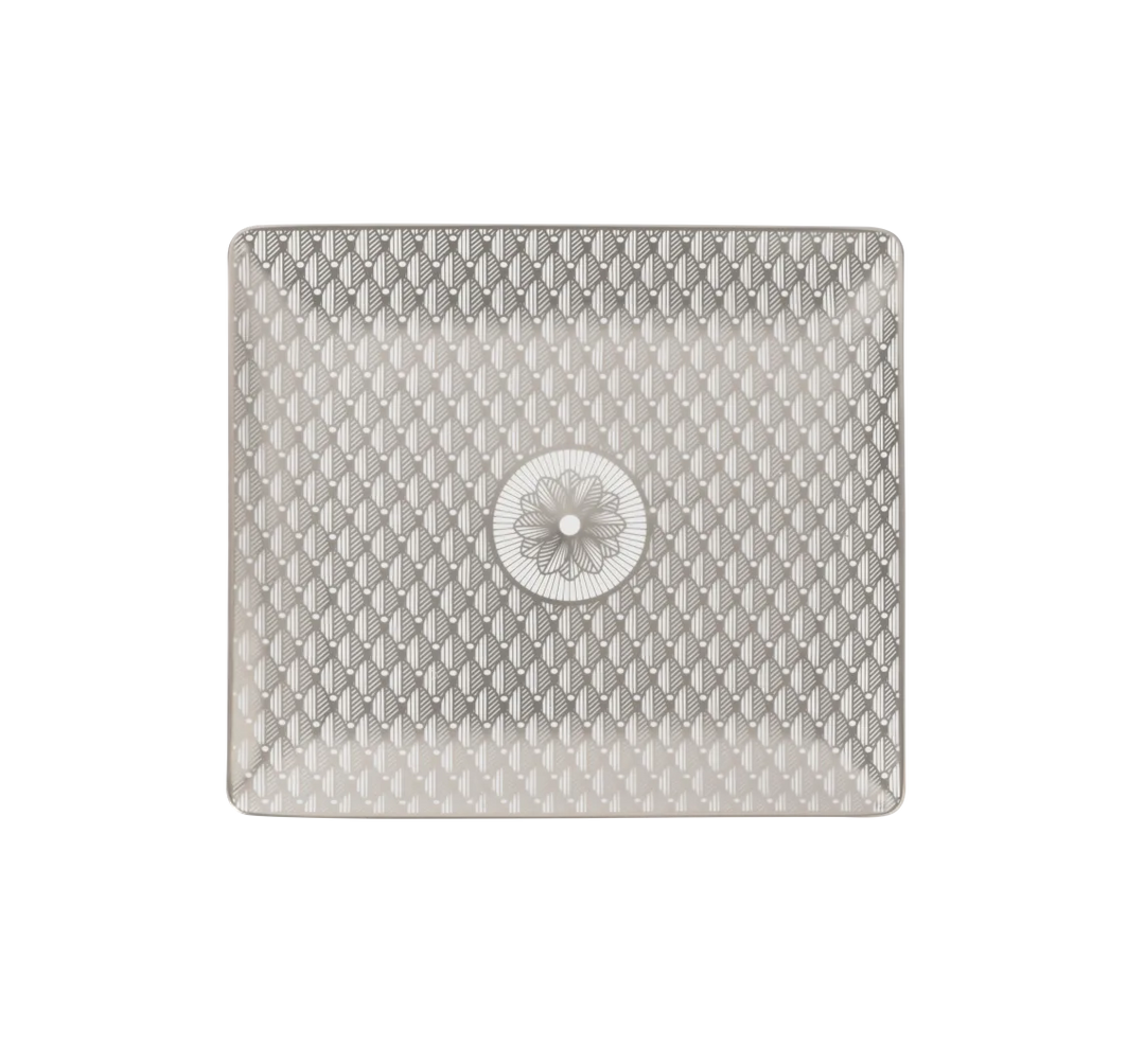 TRAY MALMAISON IMPERIAL PORCELAIN PLATINUM