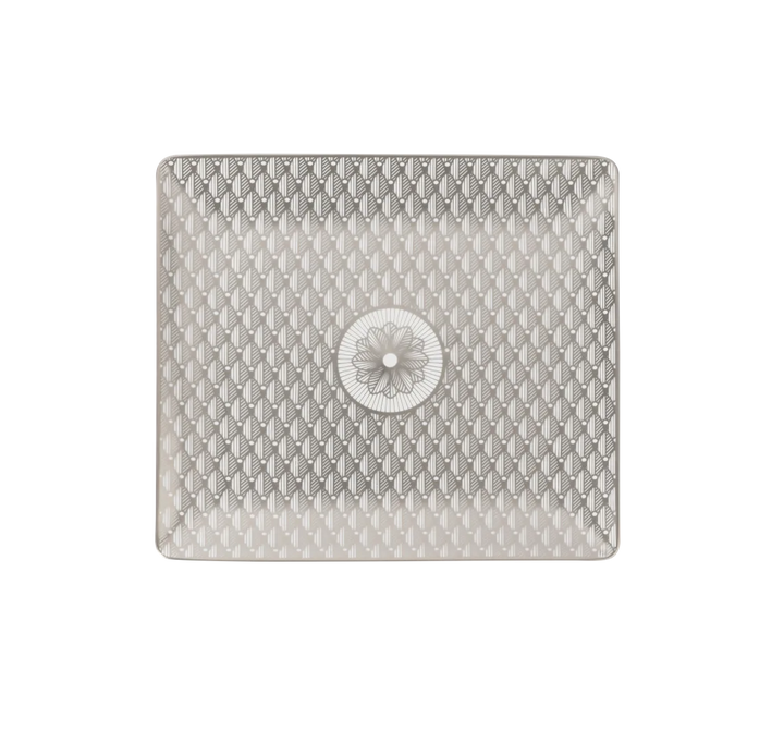 TRAY MALMAISON IMPERIAL PORCELAIN PLATINUM
