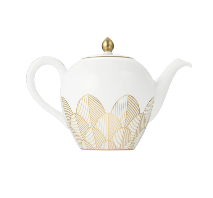 TEA POT MALMAISON IMPERIAL PORCELAIN GOLD