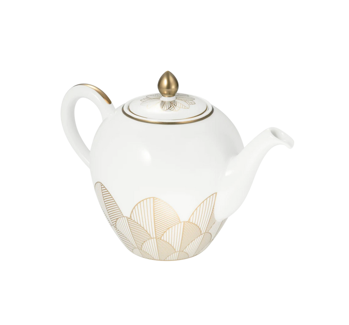 TEA POT MALMAISON IMPERIAL PORCELAIN GOLD