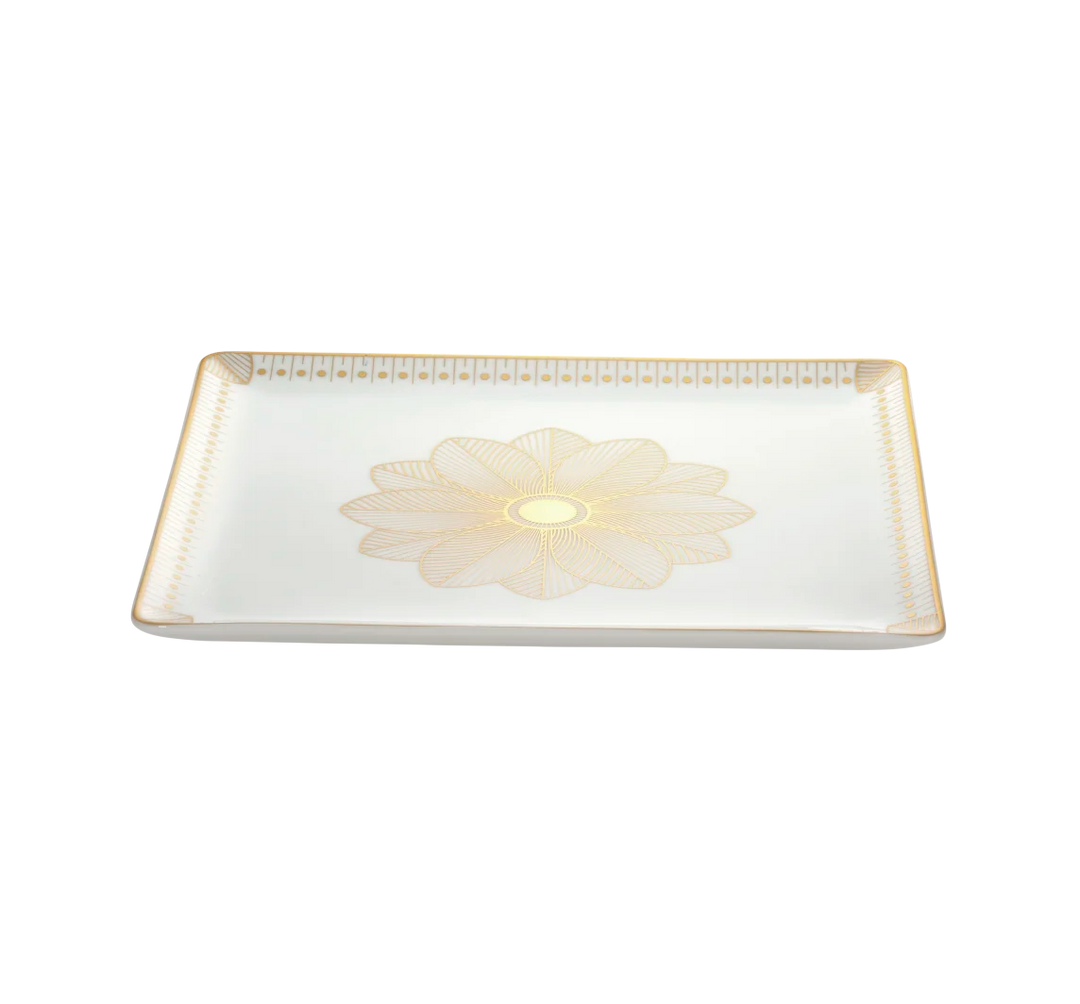 TRAY MALMAISON IMPERIAL PORCELAIN GOLD