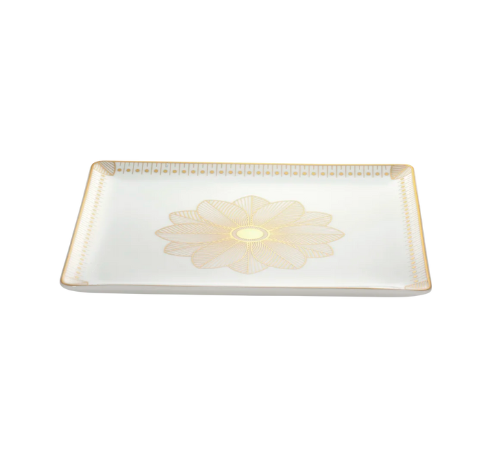 TRAY MALMAISON IMPERIAL PORCELAIN GOLD