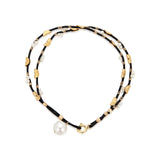 BRACELET LEATHER PEARL