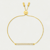 BRACELET PETITE PAVE BAR WHITE TOPAZ