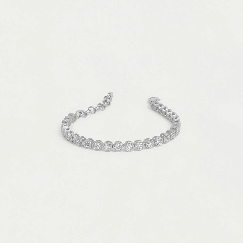 BRACELET MIRABEAU PAVE SILVER