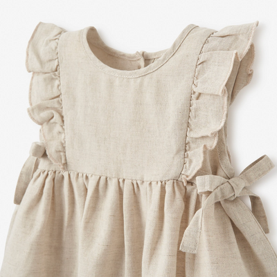 DRESS WITH BLOOMER FLAXSEED (Available in 3 Sizes)