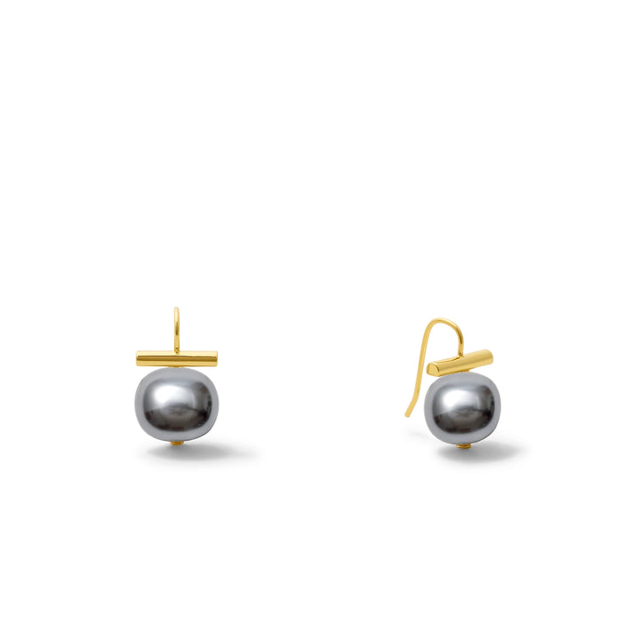 EARRINGS BABY PEBBLE PEARLS GOLD