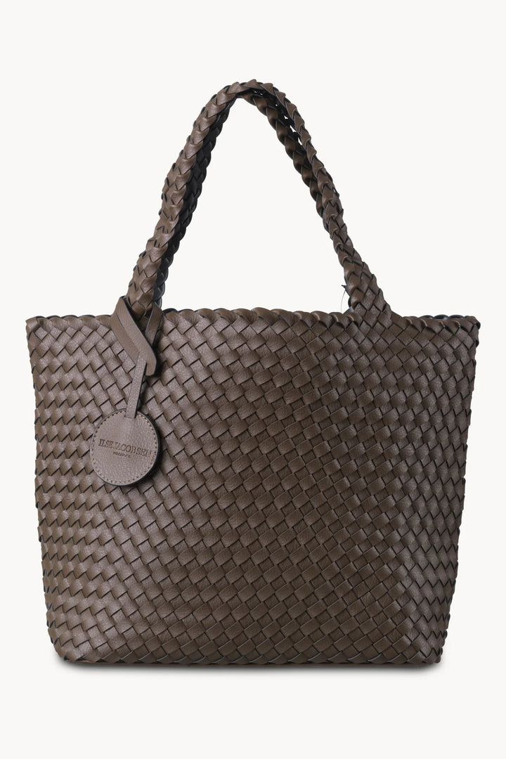 TOTE BAG  NUT WITH GUN METAL
