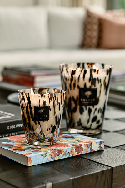 BAOBAB COLLECTION CANDLE PEARLS BLACK