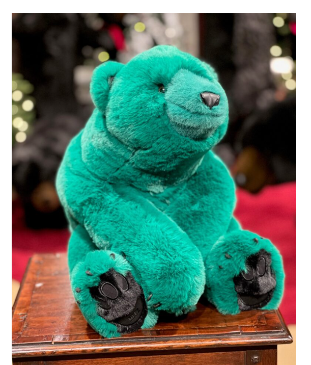 TOY PLUSH BEAR HUG EMERALD #76223