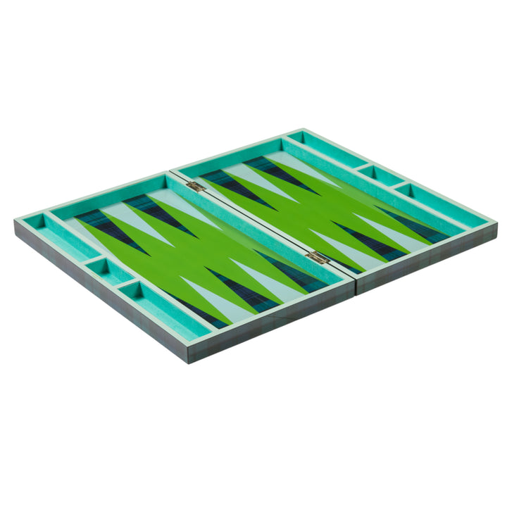 BACKGAMMON SET TARTAN