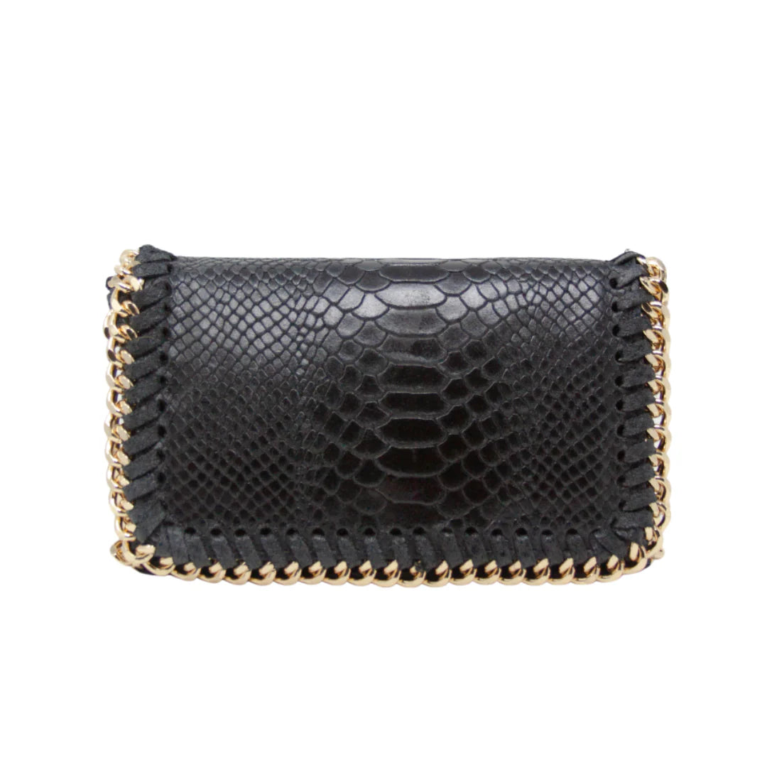CLUTCH GOLD CHAIN STITCH
