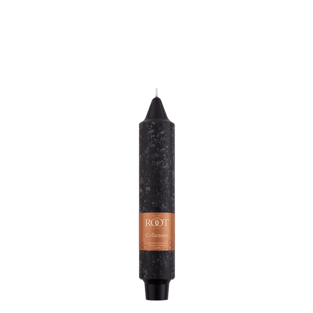 9" TAPER CANDLE TC BLACK