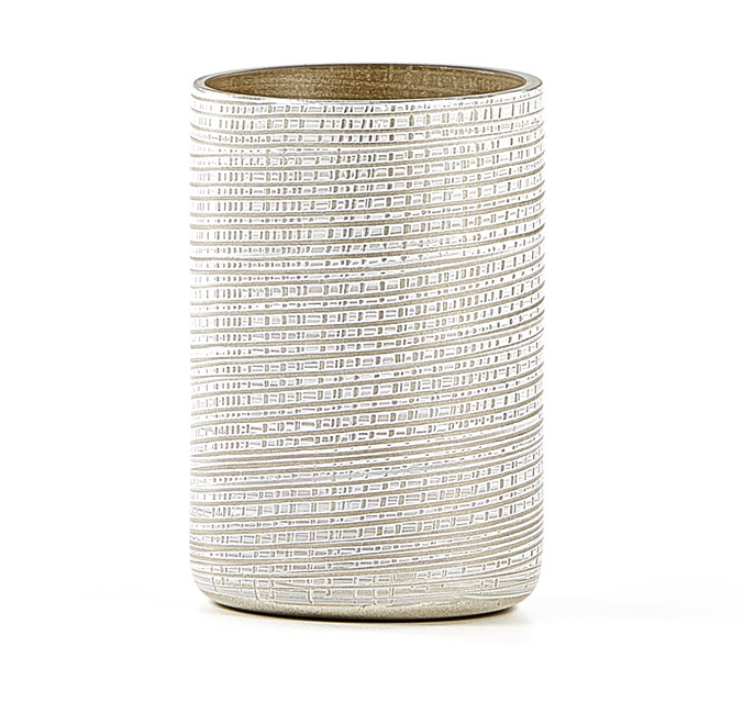 BATH ACCESSORIES WOVEN PLATINUM