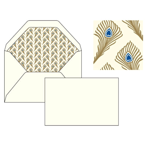 BOX OF 10 LETTER SET 3X5" GOLD FOIL