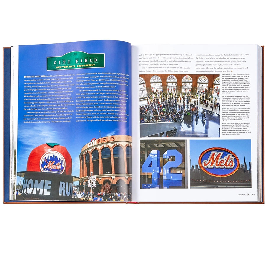 BOOK "BALLPARKS PAST AND PRESENT"