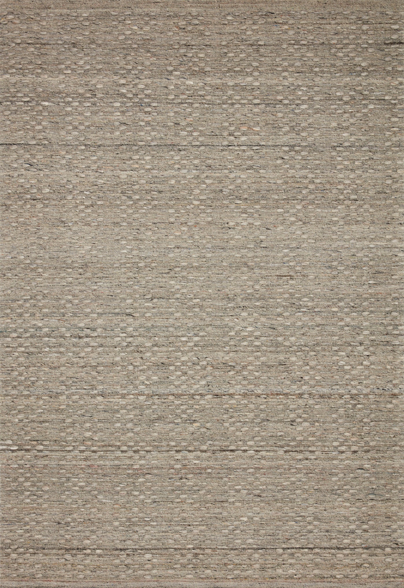 RUG HANDWOVEN PEWTER 9'X13'