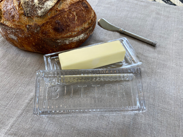 BUTTER DISH GLASS #77103