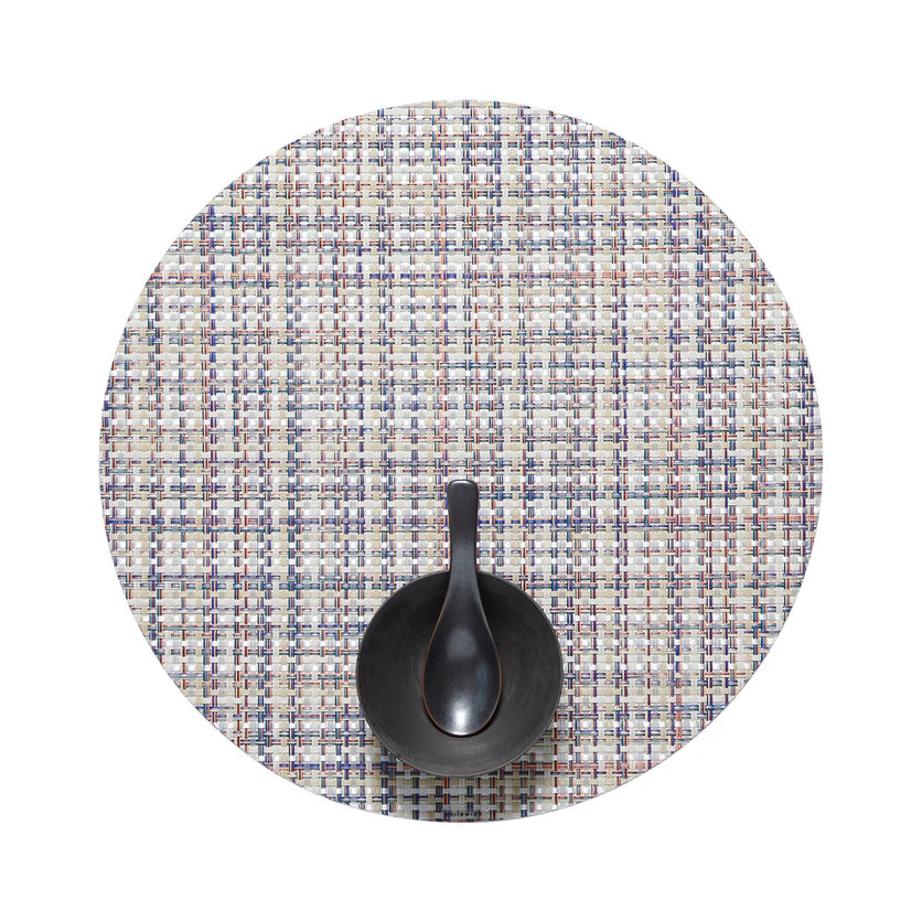PLACEMAT BASKETWEAVE ROUND