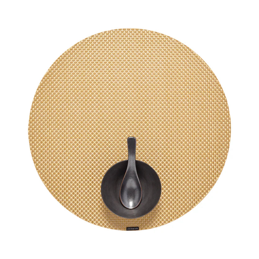 PLACEMAT BASKETWEAVE ROUND
