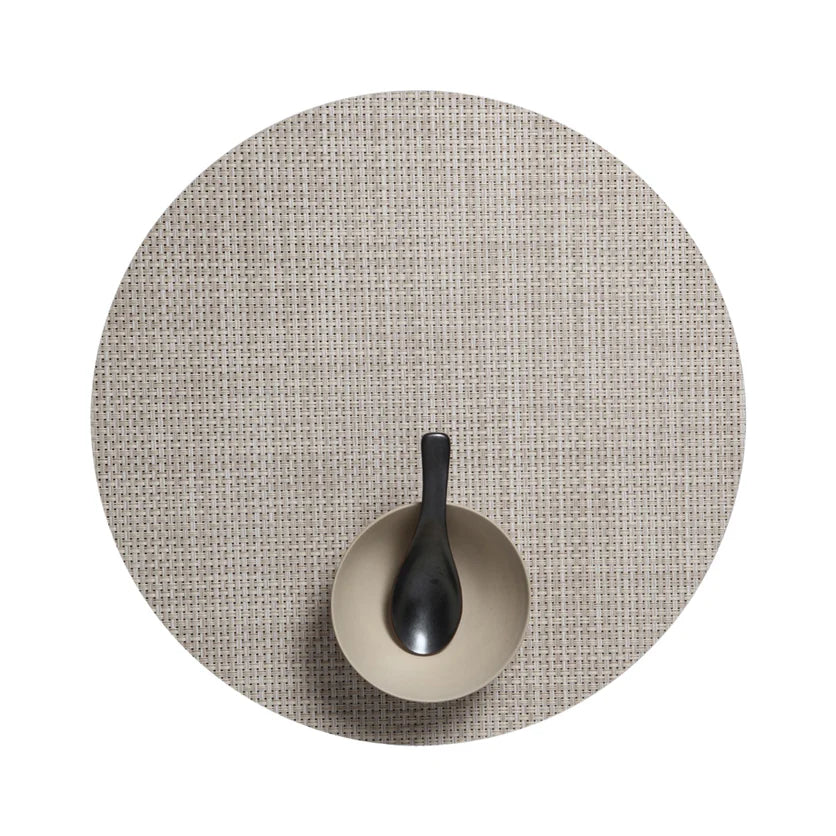 PLACEMAT BASKETWEAVE ROUND