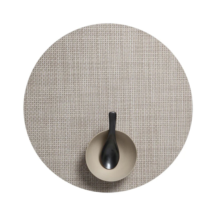 PLACEMAT BASKETWEAVE ROUND