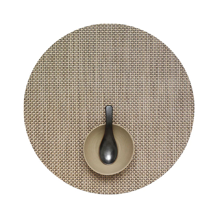 PLACEMAT BASKETWEAVE ROUND