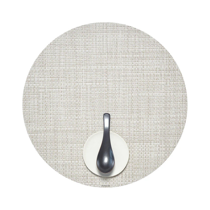 PLACEMAT BASKETWEAVE ROUND