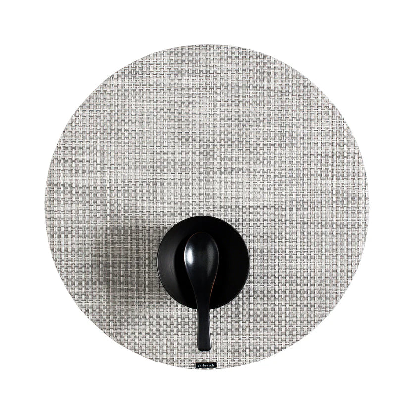 PLACEMAT BASKETWEAVE ROUND