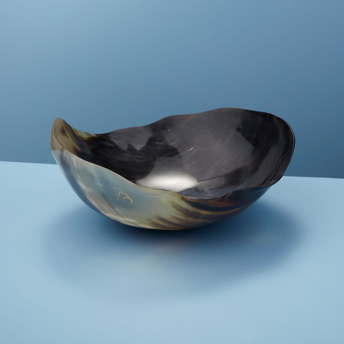 BOWL HORN WAVY ROUND