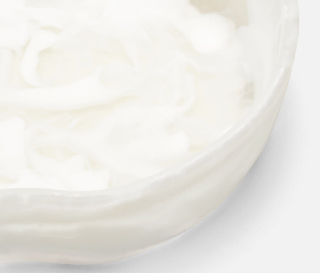 BOWL SERVING WHITE SWIRL