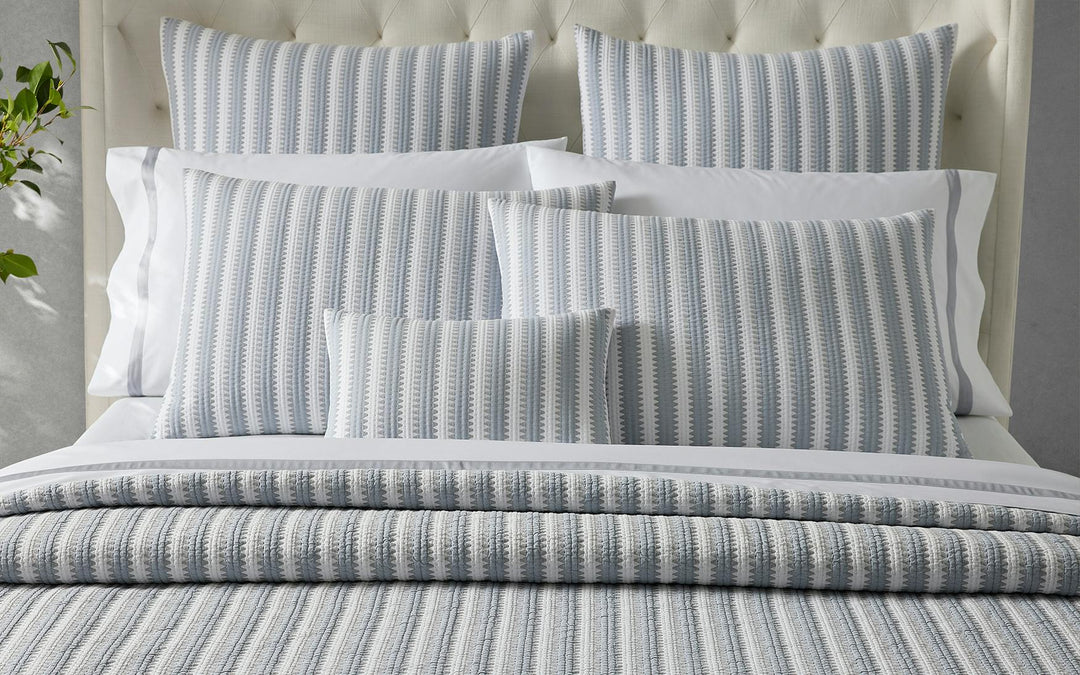 APOLLO STRIPE MATELASSE BEDDING COLLECTION