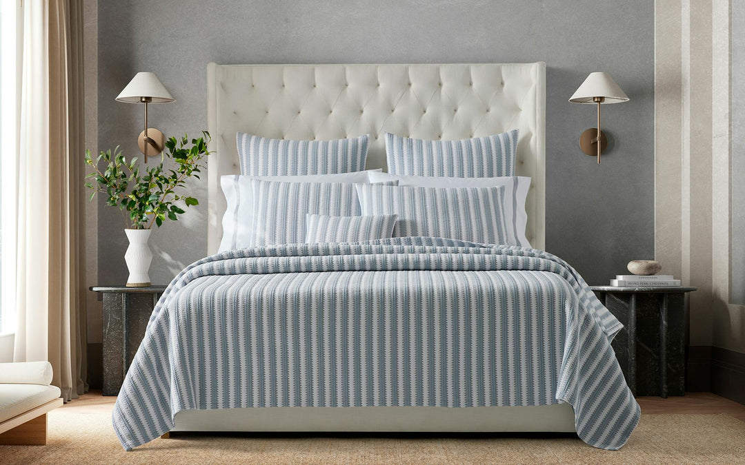 APOLLO STRIPE MATELASSE BEDDING COLLECTION
