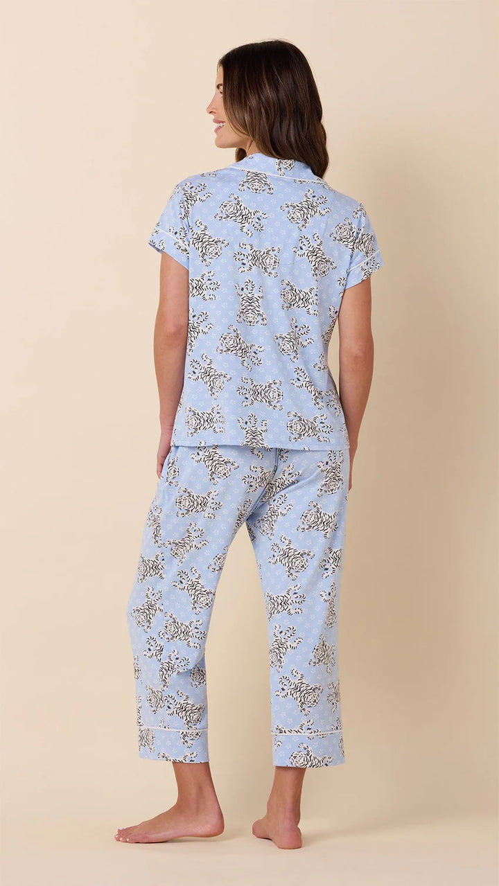PAJAMA BENGAL BLUE PIMA CAPRI SET