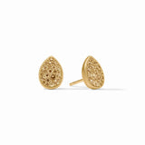 EARRING PAVE TEARDROP STUD