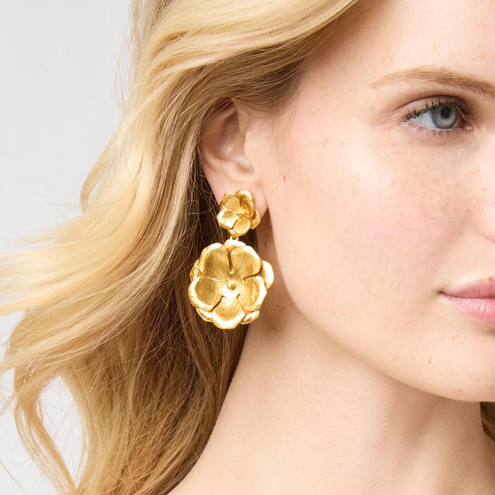 EARRING STATEMENT BLOOM GOLD