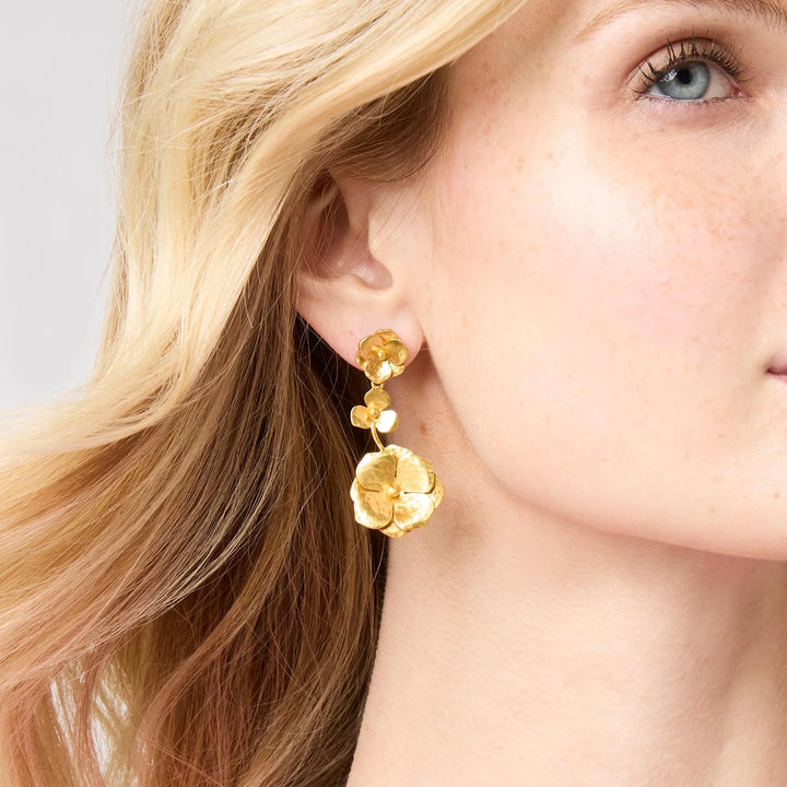 EARRING TIER BLOOM GOLD
