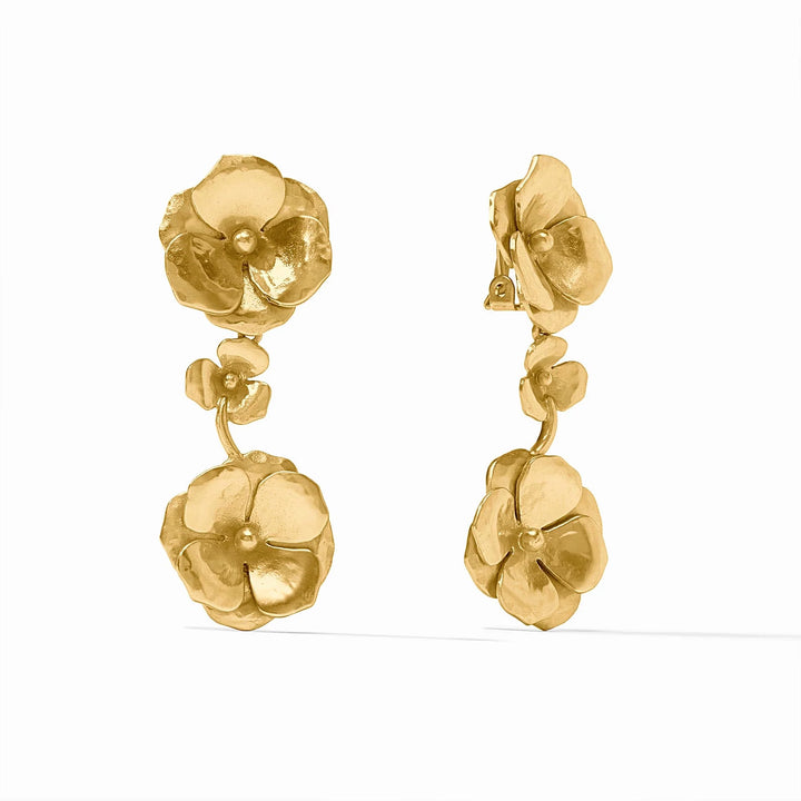 EARRING CLIP TIER BLOOM GOLD