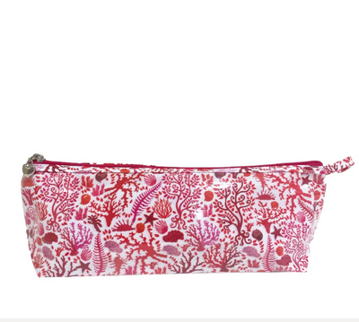 BRUSH BAG SEASHELLS CORAL LONG