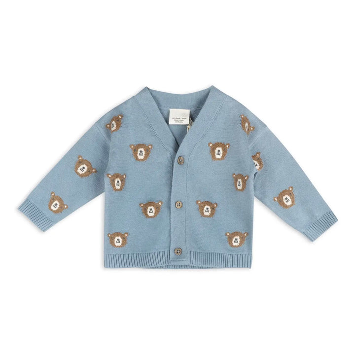 CARDIGAN BEAR JACQUARD