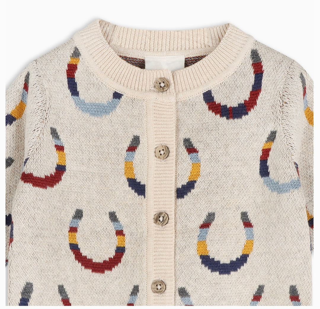 CARDIGAN JACQUARD HORSE SHOE