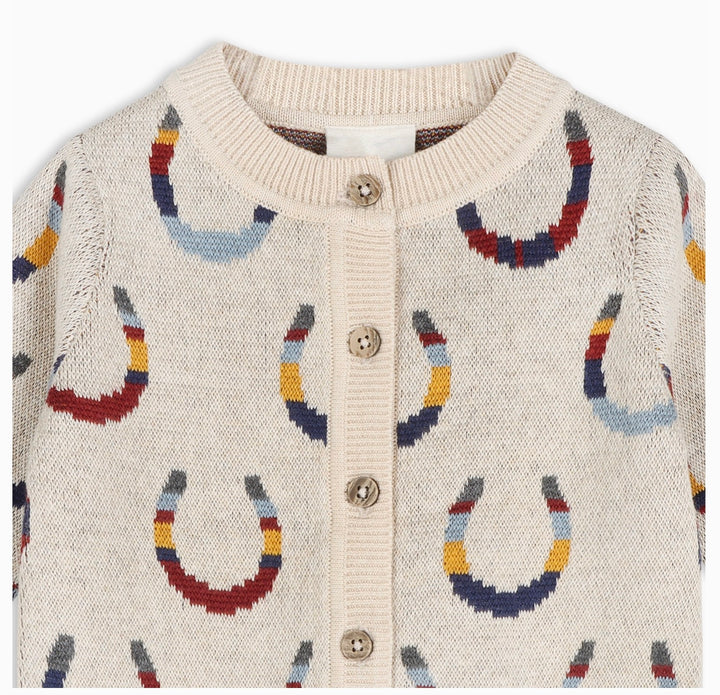 CARDIGAN JACQUARD HORSE SHOE