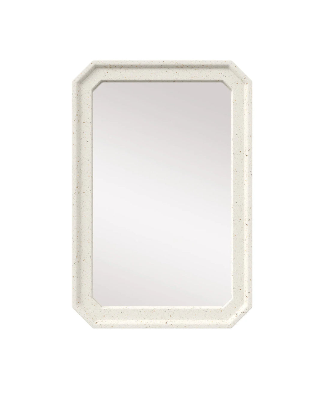 MIRROR IVORY STONE 29X43H