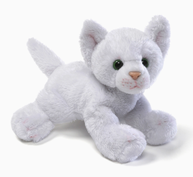 PLUSH TOY CAT WHITE