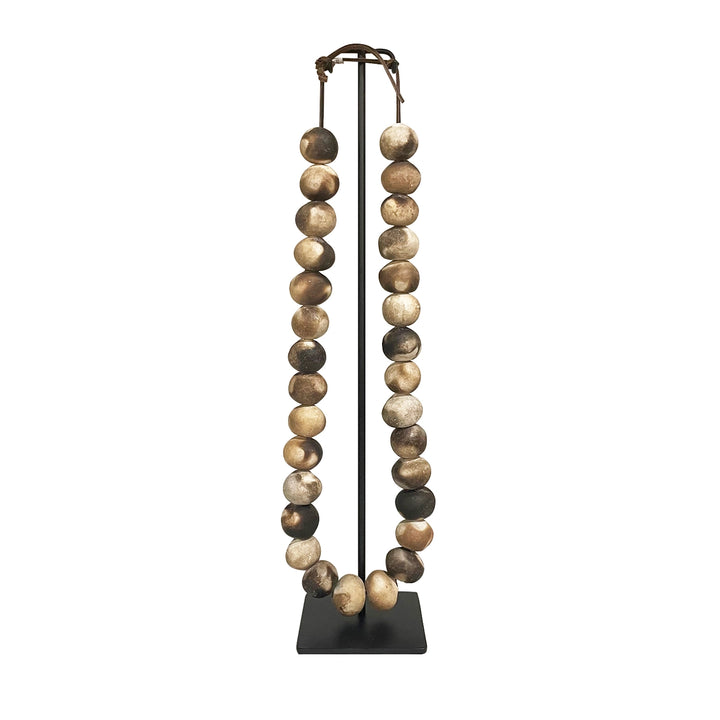 NECKLACE NATURAL CERAMIC SM