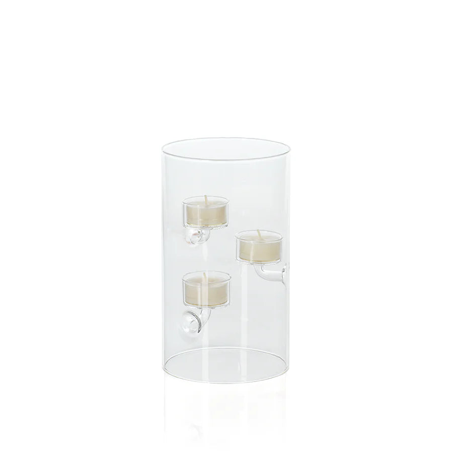 HURRICANE SUSPENDED GLASS LG 8"H